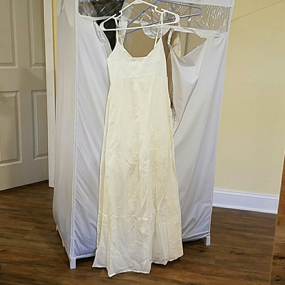 Beautiful creme color maxi dress