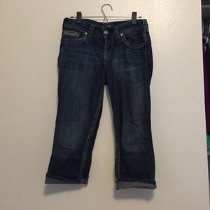 Silver jeans capri's