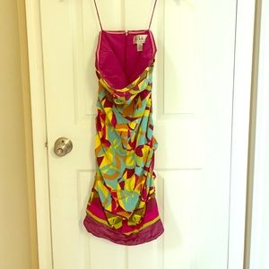 Strapless Nicole Miller size 2 cocktail dress