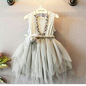 Casual above knee girl's A-line Tutu Dress