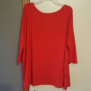 Womens L Piko 3/4 sleeves