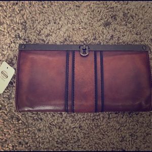 Fossil VRI Vintage Re Issue Clutch Purse Large