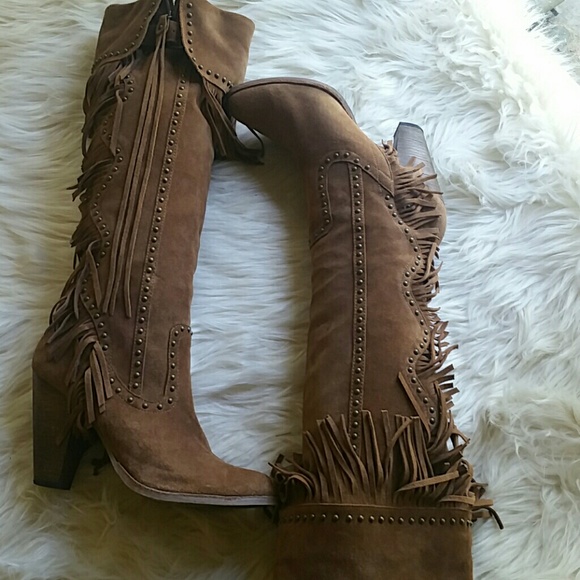 ziginy  Shoes - Fringe Ziginy leather upper women's boots