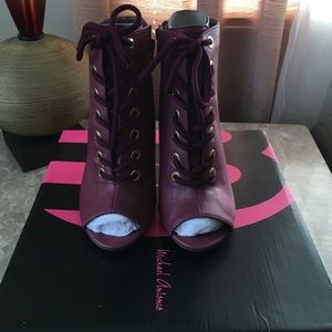 Michael Antonio Mercarol Peep Toe Boot Size 6.5