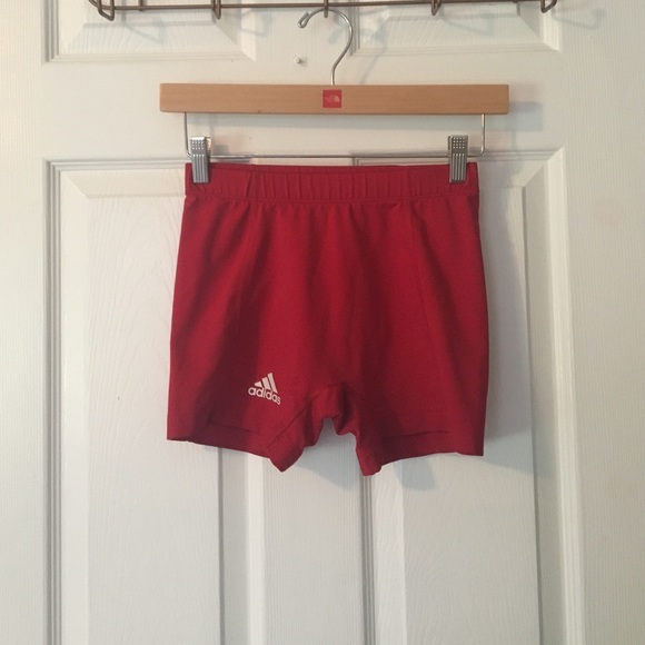 Red adidas spandex
