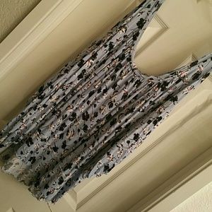 Cold shoulder cherry blossom Lays low tie  back