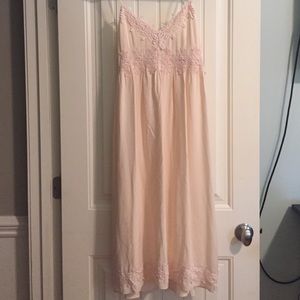 END OF SEASON SALE- Pale Pink Cotten Dress