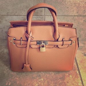 JustFab mini Tan Tote