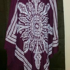 Purple Handkerchief Dress