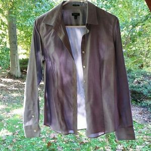 Grey Talbots Button Up Shirt