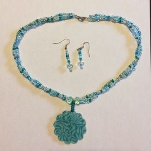Handmade beaded necklace