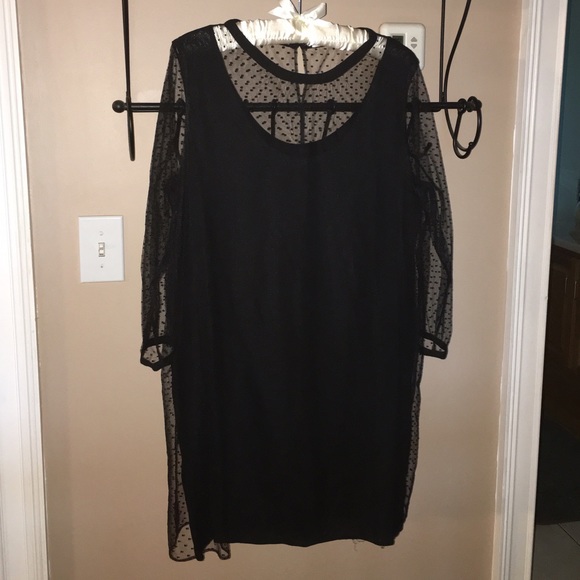 black boutique dress