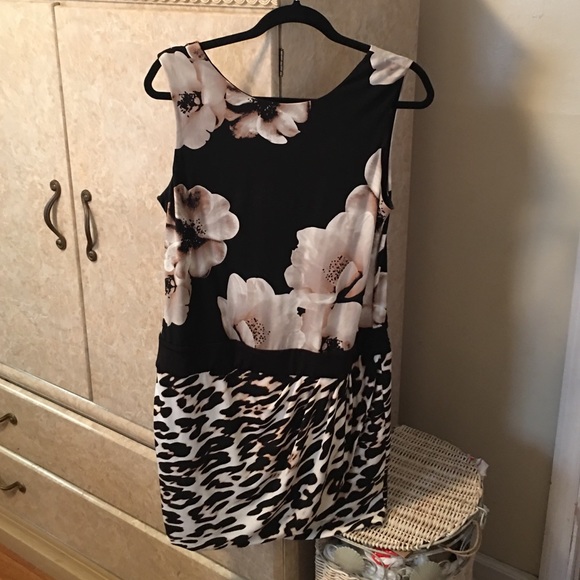 Black Dress with flowers