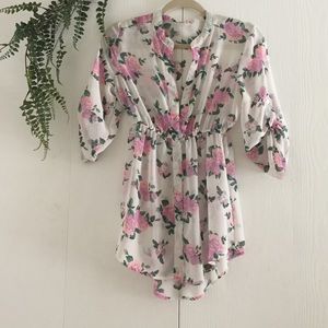 Bongo - Sheer Floral Top