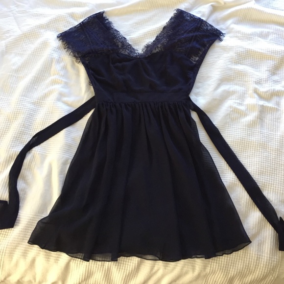 ASOS Navy Lace Dress