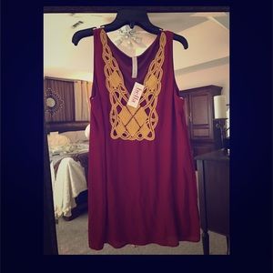 Gameday FSU Dress Large Garnet Gold