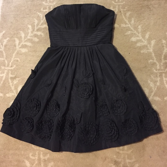 BCBG Strapless Cocktail Dress