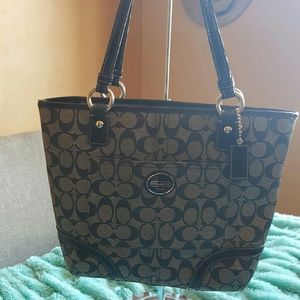 Authentic coach tote