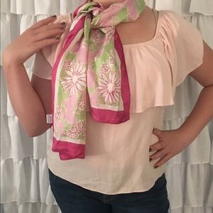 Ford Lilly Pulitzer Breast Cancer Awareness Scarf