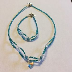 Choker Necklace & bracelet set