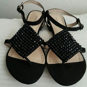Black Sandals by Adrienne Vittadini