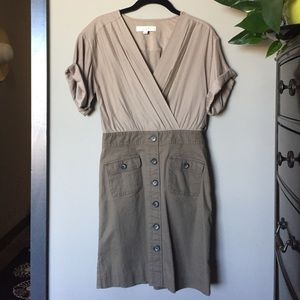 Army Green Work Dress