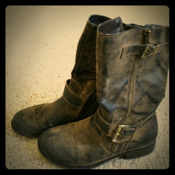 Moto style boot