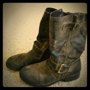 Moto style boot