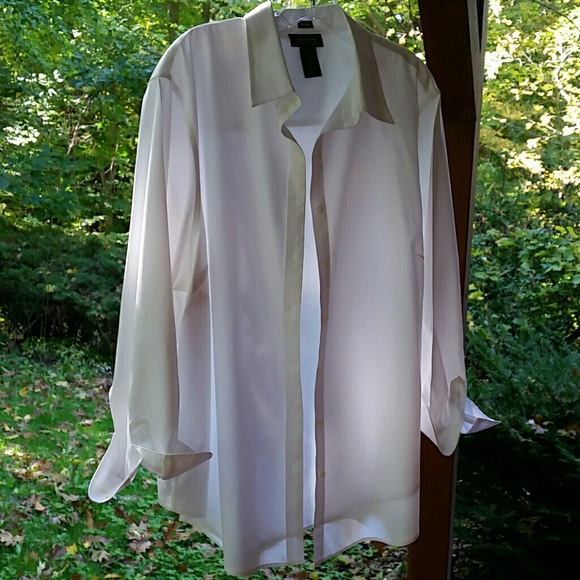 Jones New York White Button Up