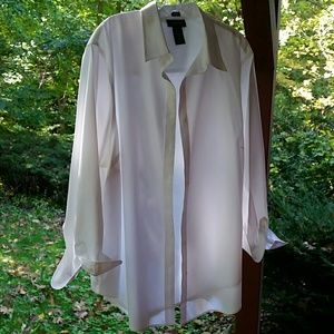 Jones New York White Button Up