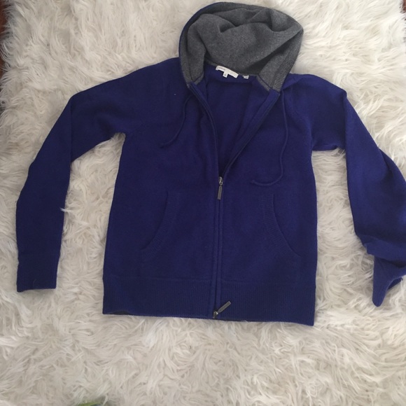 Vince hooded cashmere sweater