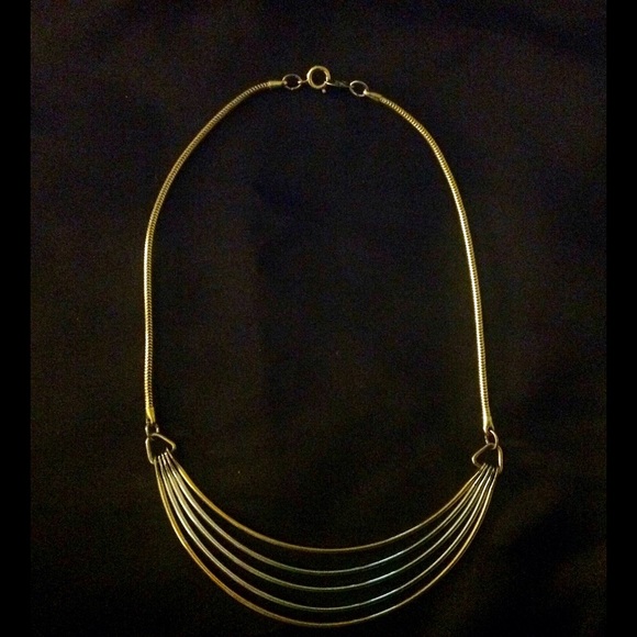 Vintage Napier gold and silver toned necklace