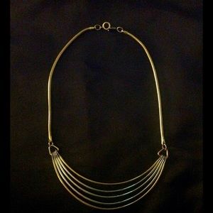 Vintage Napier gold and silver toned necklace