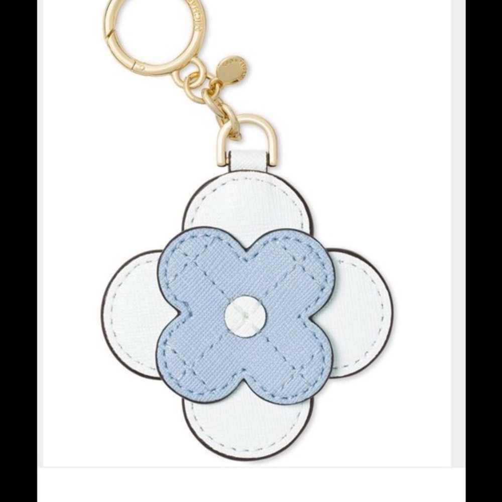 Michael Kors flower bloom leather charmNWT