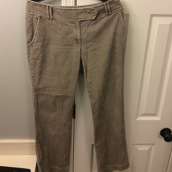LOFT Pants - Ann Taylor Loft brown corduroy slacks