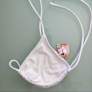 OP brand 2piece white bathing suit