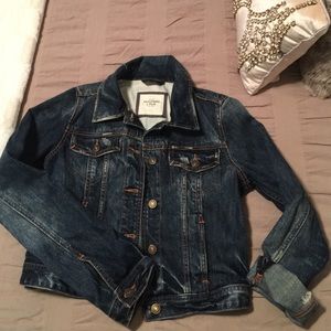 Abercrombie & Fitch Distressed Jean Jacket