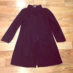 Crazy 8 little girls size 5-6 black wool jacket