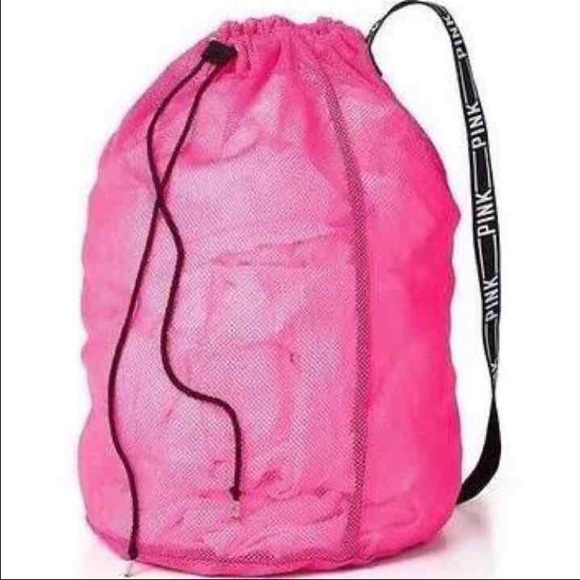 Vs pink laundry bag