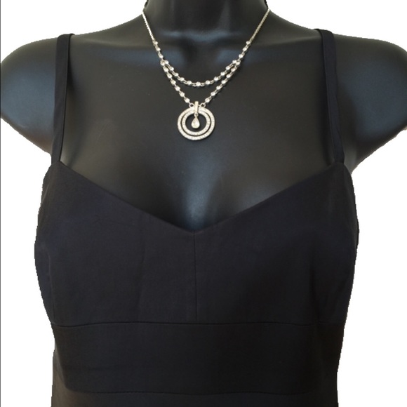 Black spaghetti strap dress
