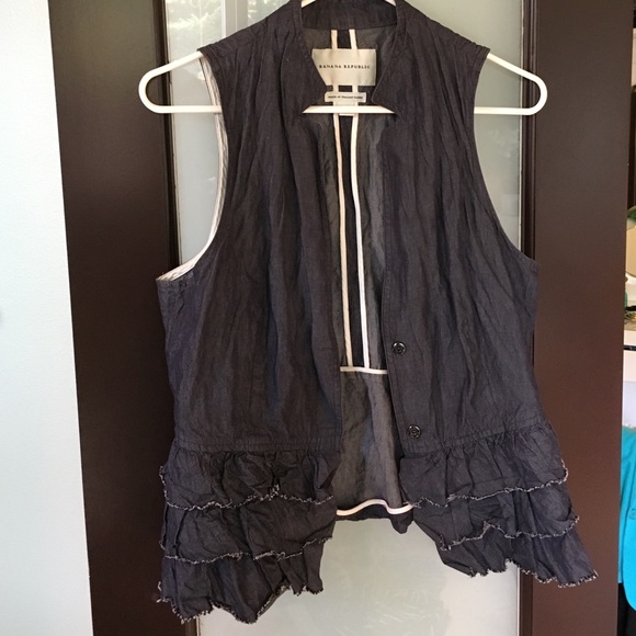 Banana Republic Jean vest