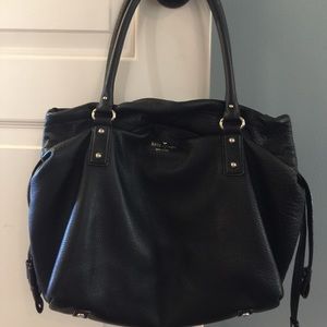kate spade Darien Opus drawstring bag in black