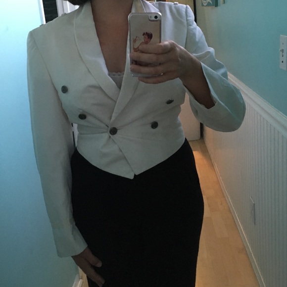 Vintage white blazer