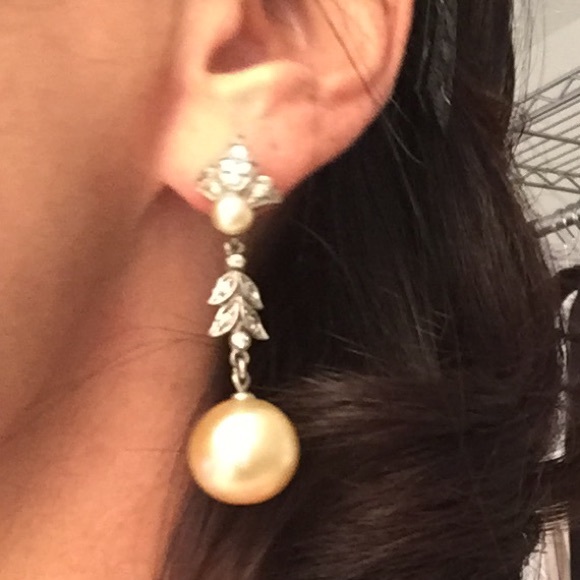 Vintage Pearl Drop Earrings