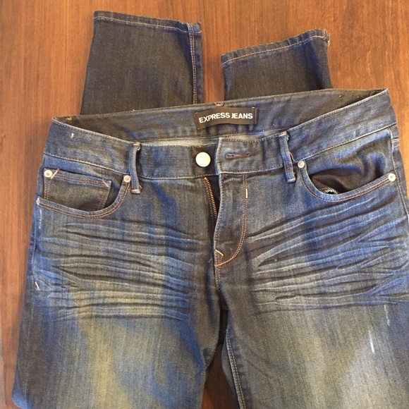 EXPRESS jeans, ankle legging, zipper at ankle