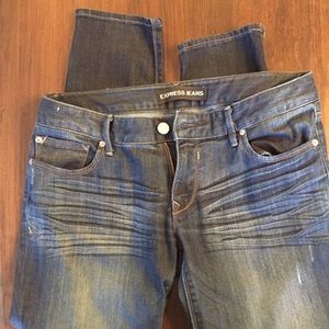 EXPRESS jeans, ankle legging, zipper at ankle
