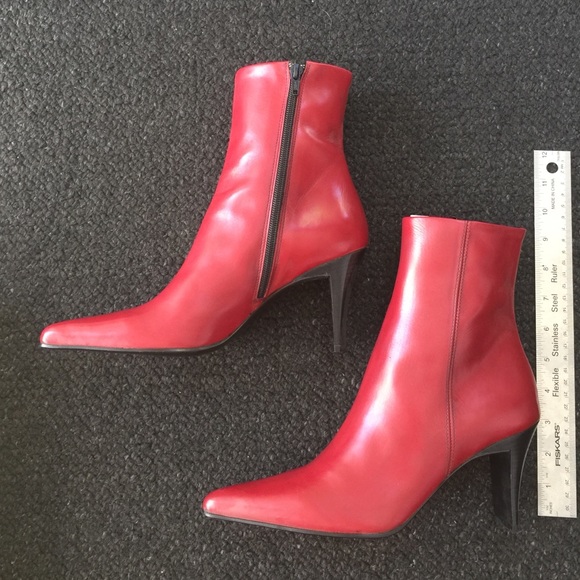 Veto Cuoio Red Leather Boots size 38