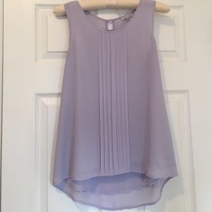 Pastel purple blouse