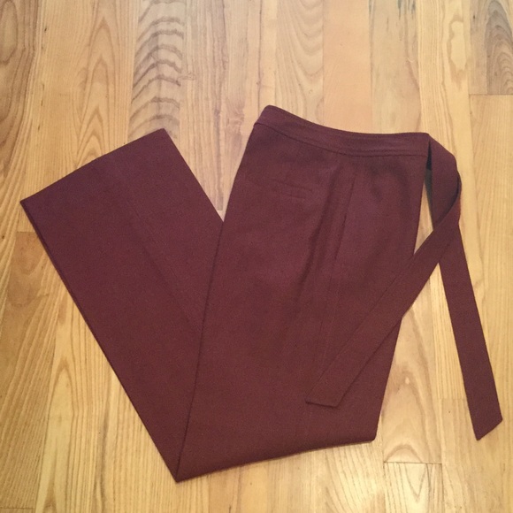 💯% Wool J. Crew Wide-leg Trousers
