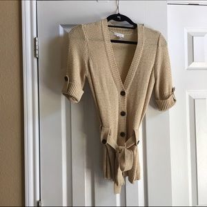 Loose knit Safari style sweater